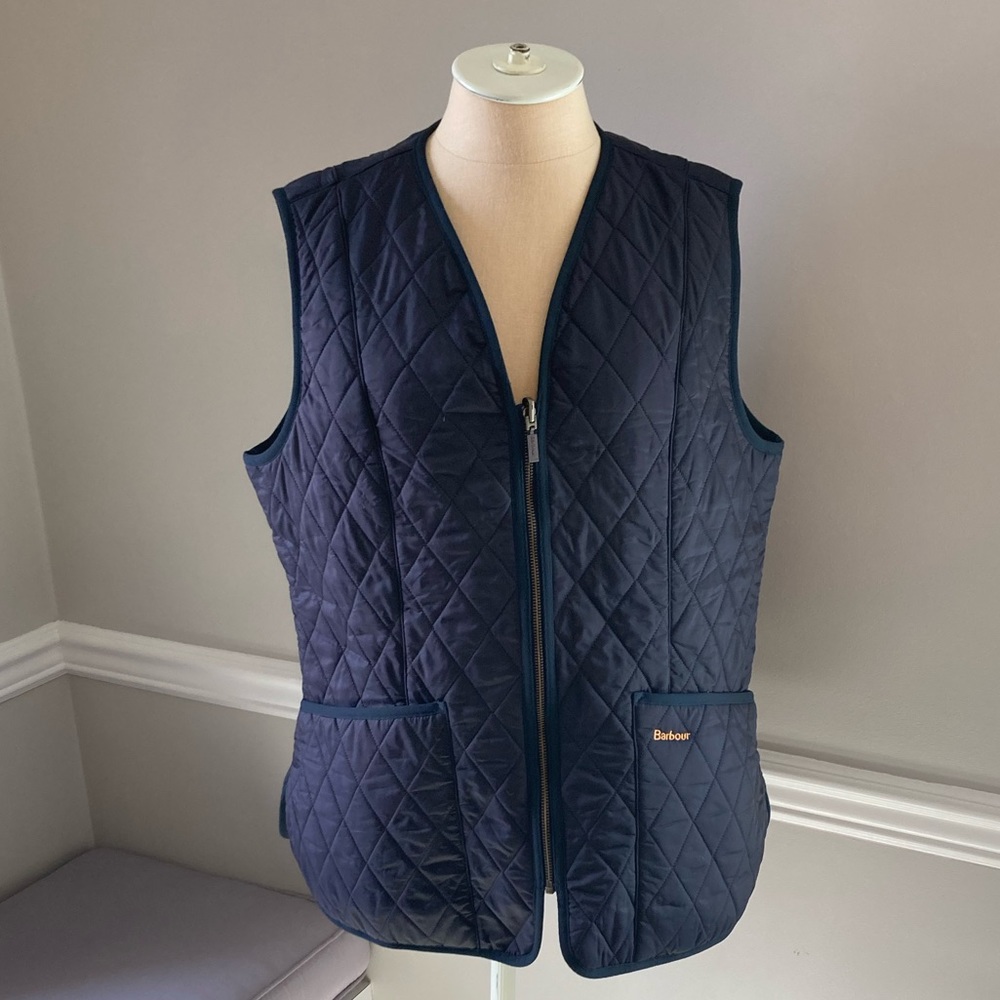 Barbour quilted vest great condition